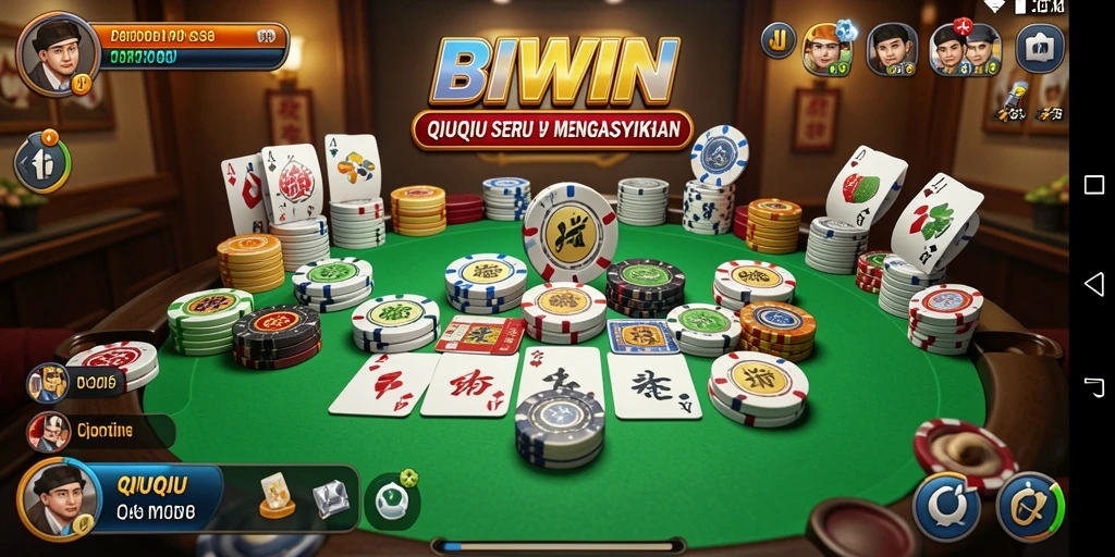 Gameplay seru dan menarik di BIWIN dengan suasana QiuQiu.