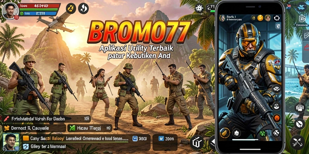 Tampilan screenshot BROMO77 dengan antarmuka pengguna yang sederhana.
