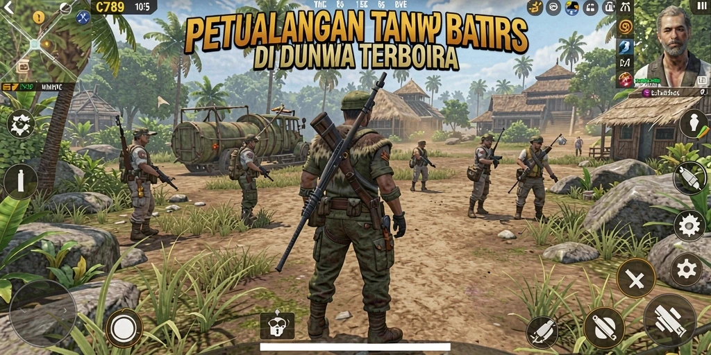 Tangkapan layar gameplay <strong>C789</strong> menampilkan petualangan seru di dunia terbuka.