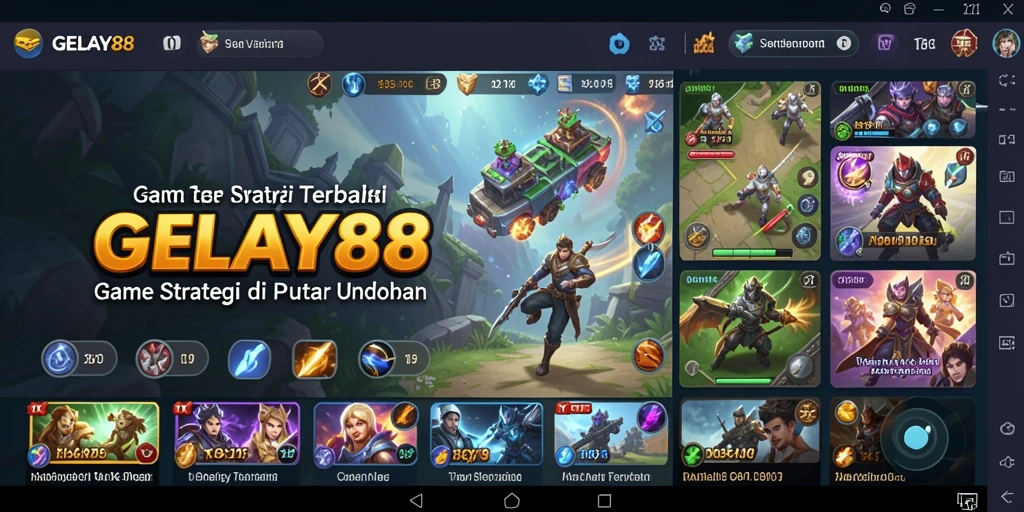 Tampilan gameplay menarik dari GELAY88 yang menampilkan strategi mendalam.