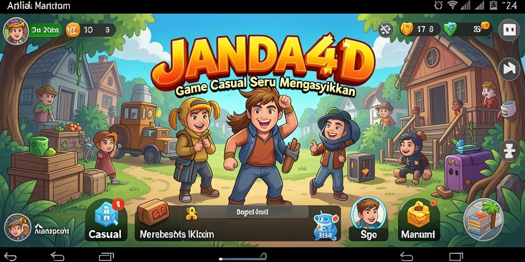 Tampilan gameplay JANDA4D yang menarik dan seru.