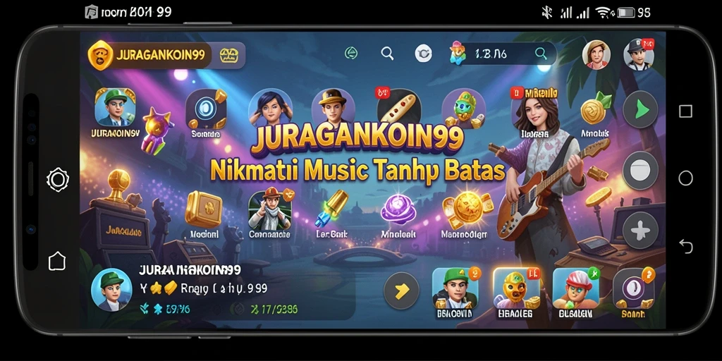 Tampilan gameplay interaktif dan seru dalam JURAGANKOIN99.