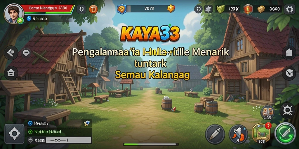 Tampilan gameplay KAYA33 yang menarik dengan elemen Idle.