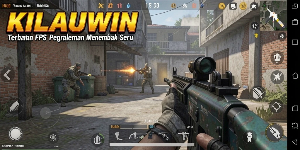 Tampilan menegangkan dari aksi gameplay KILAUWIN saat bertempur.