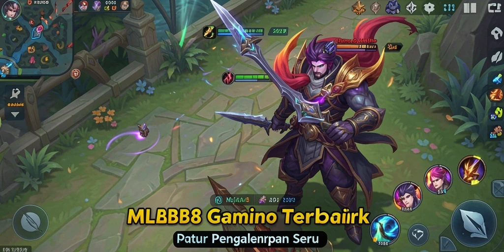 Tampilan gameplay seru dari MLBB8 yang menampilkan variasi permainan Domino.