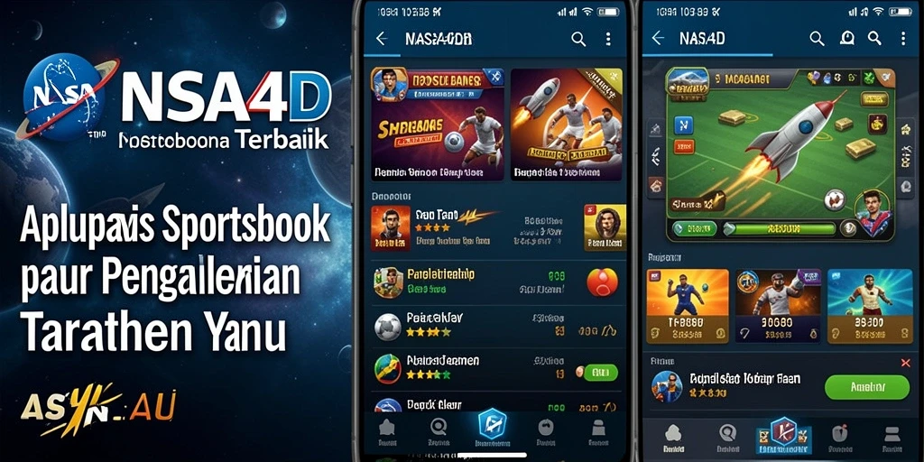 Tampilan gameplay interaktif aplikasi Sportsbook NASA4D.