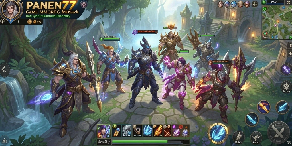 Tampilan gameplay seru dalam dunia fantasi PANEN77.