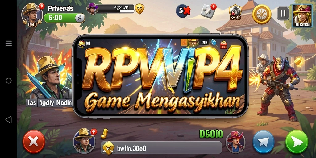 Tampilan gameplay RPVIP4 yang menarik dan penuh warna.